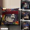 Mona Cute Cute Genshin Impact Cushion Cover Natural Linen Organic Fabric DoubleSided Printing Sofa Home Decor Gift Pillow Case