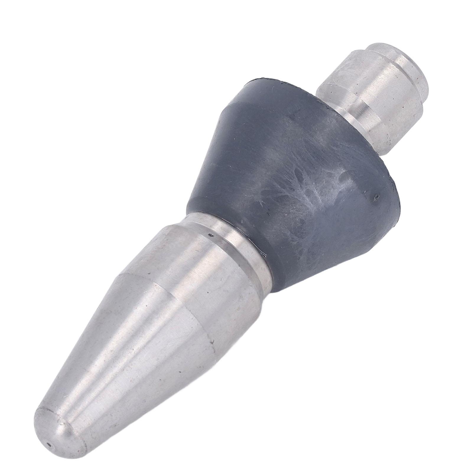 

Pressure Washer Turbo Nozzle Pointed 5000PSI Mini Compact Stainless Steel Turbo Nozzle for Replacement Large Head Rear
