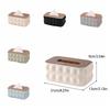 Decorative Toilet Tissue Box Removable Miscellaneous Organizer Paper Storage Holder  Desktop