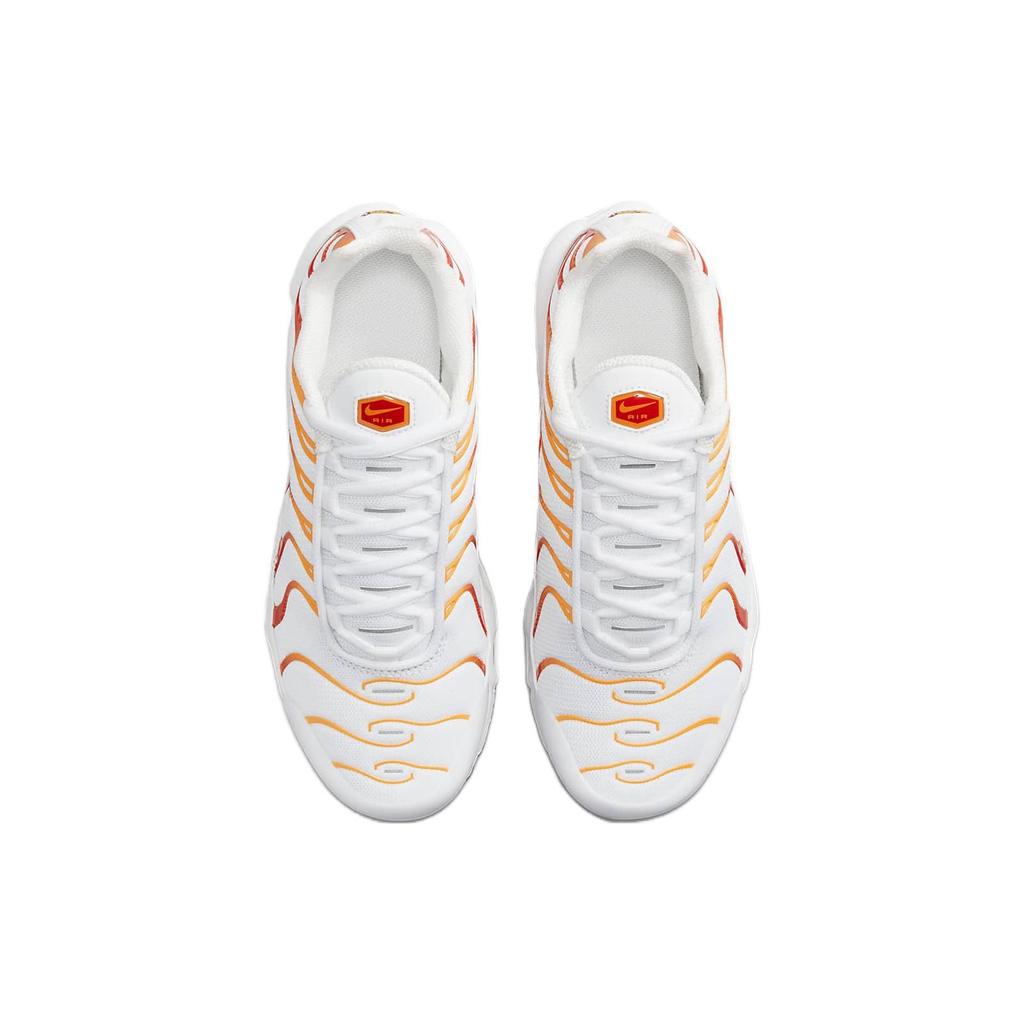 Nike Air Max Plus GS Bílá Láva Dětské Tenisky Univerzitní Červená Laserově Oranžová FN3857-100