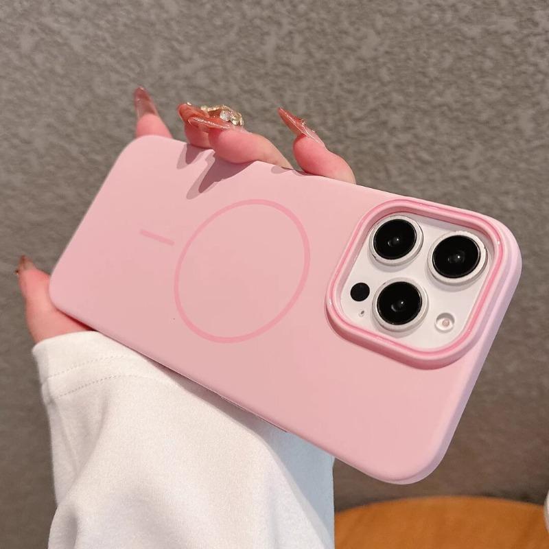 Ultra tenký tvrdý PC Magsafe kryt pro iPhone 16 15 14 Plus 11 12 13 16 15 pro Max Luxusní nárazuvzdorný magnetický kryt pro bezdrátové nabíjení