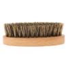 Men Brd Shaving   Brush Oval Brd Hair Clning Brush Mustache Portable   Comfortable Travel Home Use Wooden Handle