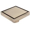 10x10cm/3.9x3.9in Shower Floor Drain Brass Material Floor Drain Strainer  Hotel Use
