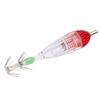 Fishing LED Lure Light Squid Shape Red Light Color Bait Underwater Lamp with Hook
