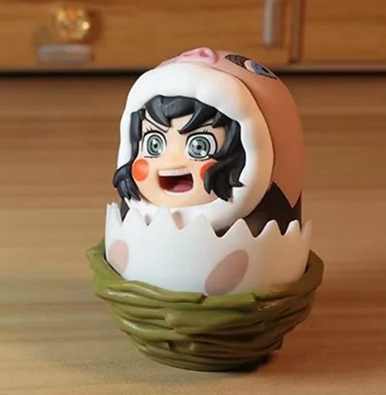 Ghost Exterminator Blade, Cute, My Wife Sunyi, You Bean Inosuke Tanjiro, Eggshell Tumbler, Boxed Figure