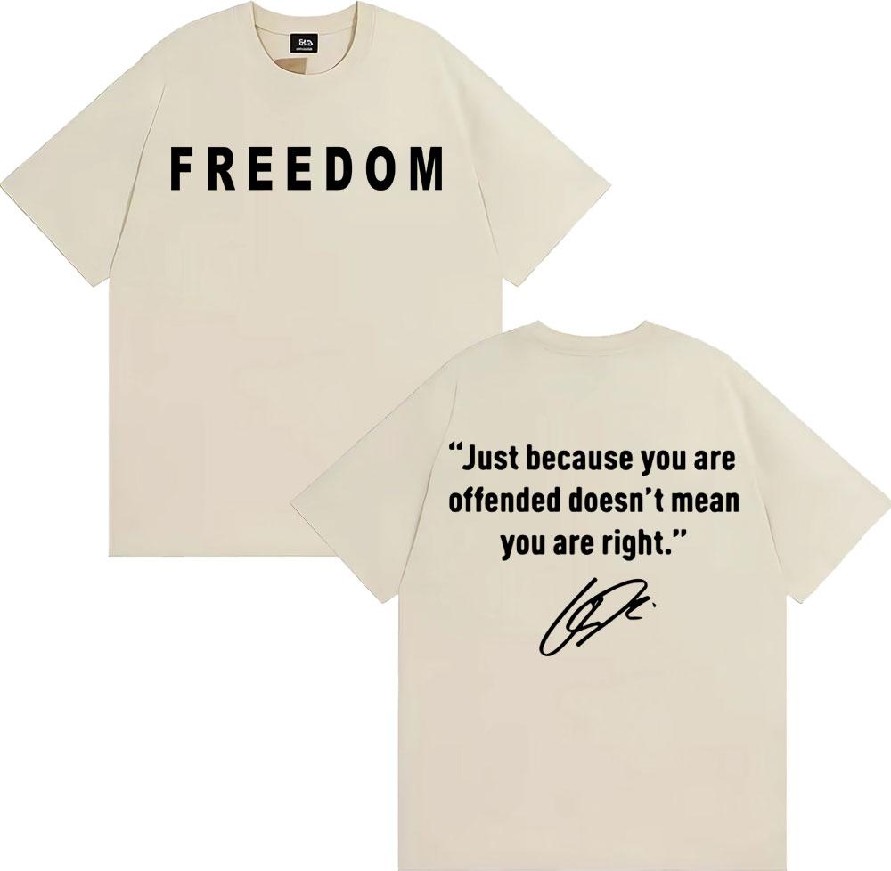 Prayers Up for Charlie Kirk Freedom T Shirt Men's Clothing Harajuku Y2k High Street T-shirts Man Casual Comfort Oversized Tshirt