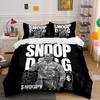 Hip Hop Vocalist Graphic Set Bedding Duvet Cover Set Duvet Cover Pillowcases (1*Duvet Cover 2*Pillowcases, Without Duvet Insert)