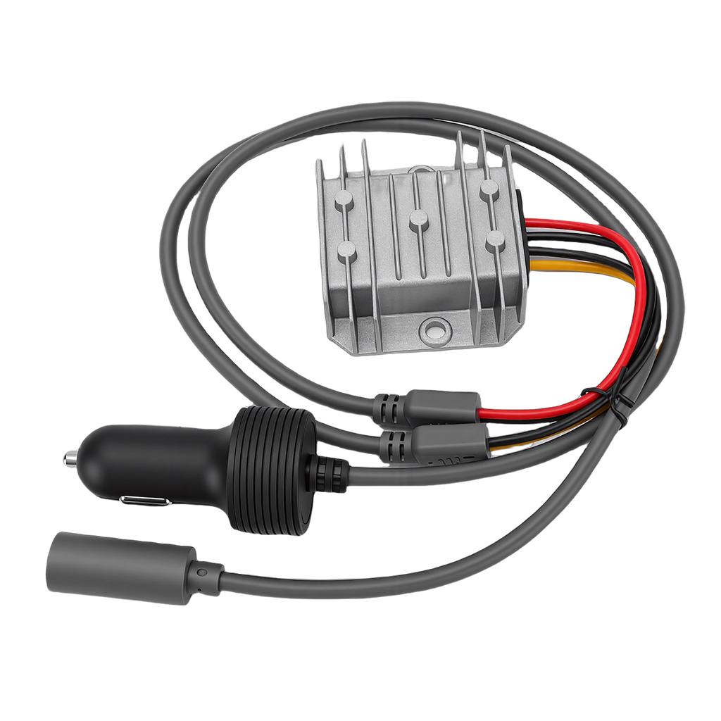 Power Adapter Fit for Mini Dish Device 12V 24V to 30V 3.5A Step Up Converter with Car Lighter No Voltage Drop
