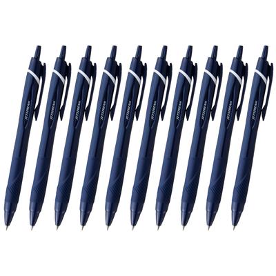 Mitsubishi Pencil Jetstream Ballpoint Dark Easy To Write 10P Oil-Based Pens, 10-Pack, 0.7mm Tip, Navy, With, SXN15007.10