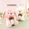 Cute long-eared rabbit doll gauze skirt rabbit plush toy children's soothing doll birthday gift lop-eared rabbit rag doll