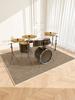 Simple Solid Piano Drum Carpet Thickened Shock Absorption Sound Insulation Non-slip Mat Light-luxury Living Room Bedroom Rug