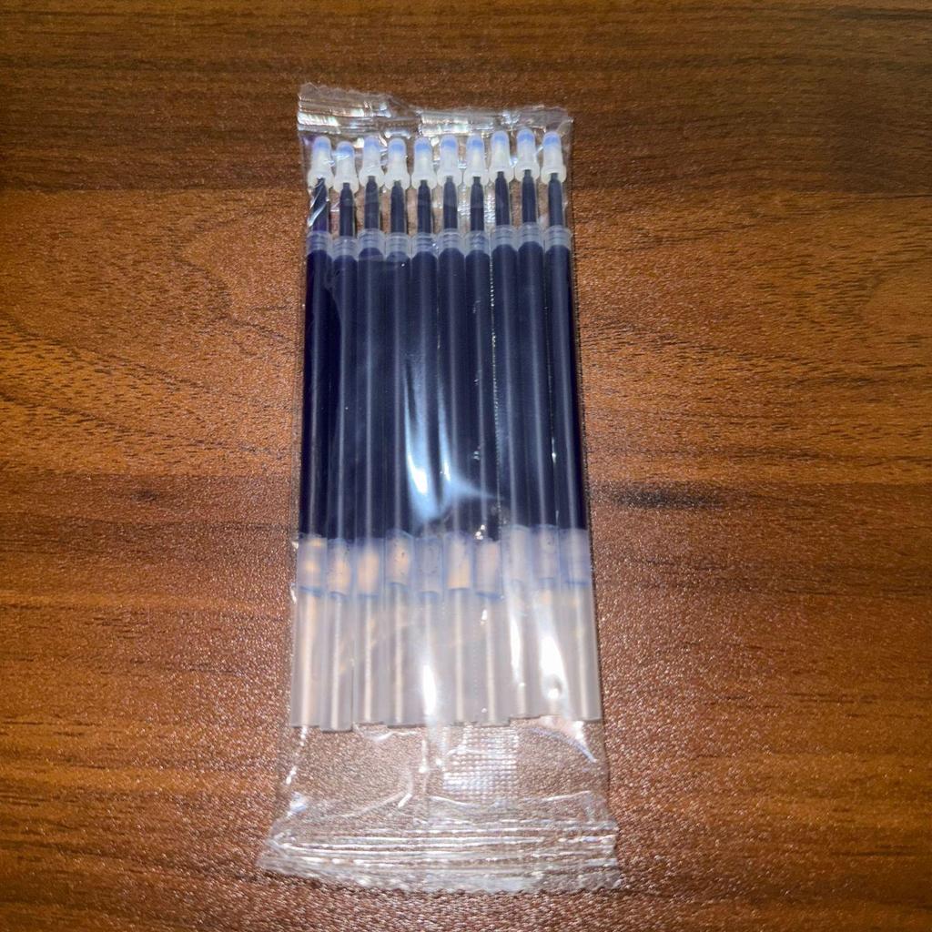 Press-Type Quick-Dry 0.5mm White Pen - Ideal for Students & Exams, Black Ink, Neutral ST Head, Perfect for Signing & Practice