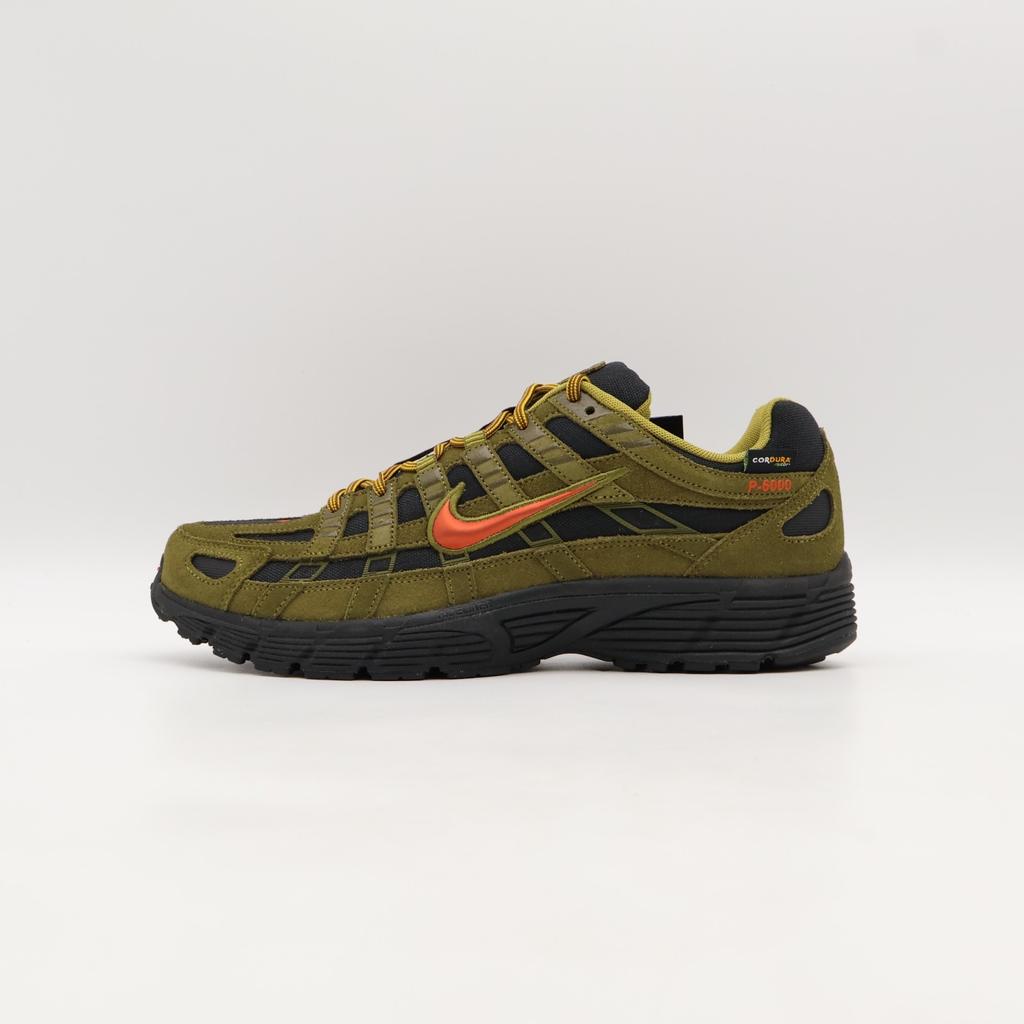IH0946-300 Nike P-6000 Premium Cordura Olive Flak Black Quantum Moss (Men)