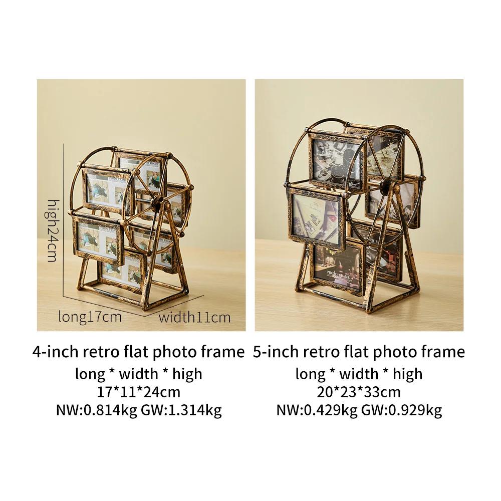 Creative Home Decor Kpop Room Decor Kids Art Frame Porta Retrato Ferris Wheel Photo Frame Frame Decoration Maison Birthday Gift