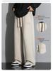 Ice Silk Men's Sports Pants 2024 - Summer Loose, Thin, Casual, Quick-Drying, Wide-Leg Straight Pants for Boys