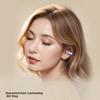 iKF Clip-On Bluetooth Earphones, Open-Ear Design, Air Conduction Concept, Long Battery Life, Purple