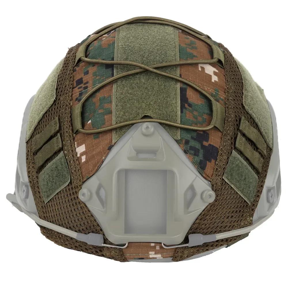 Sport Helmet Cover Hunting Shooting Airsoft Helmet Cover Mesh Paintball Helmet Cover for Ops-Core PJ/BJ/MH Fast Helmet Cover