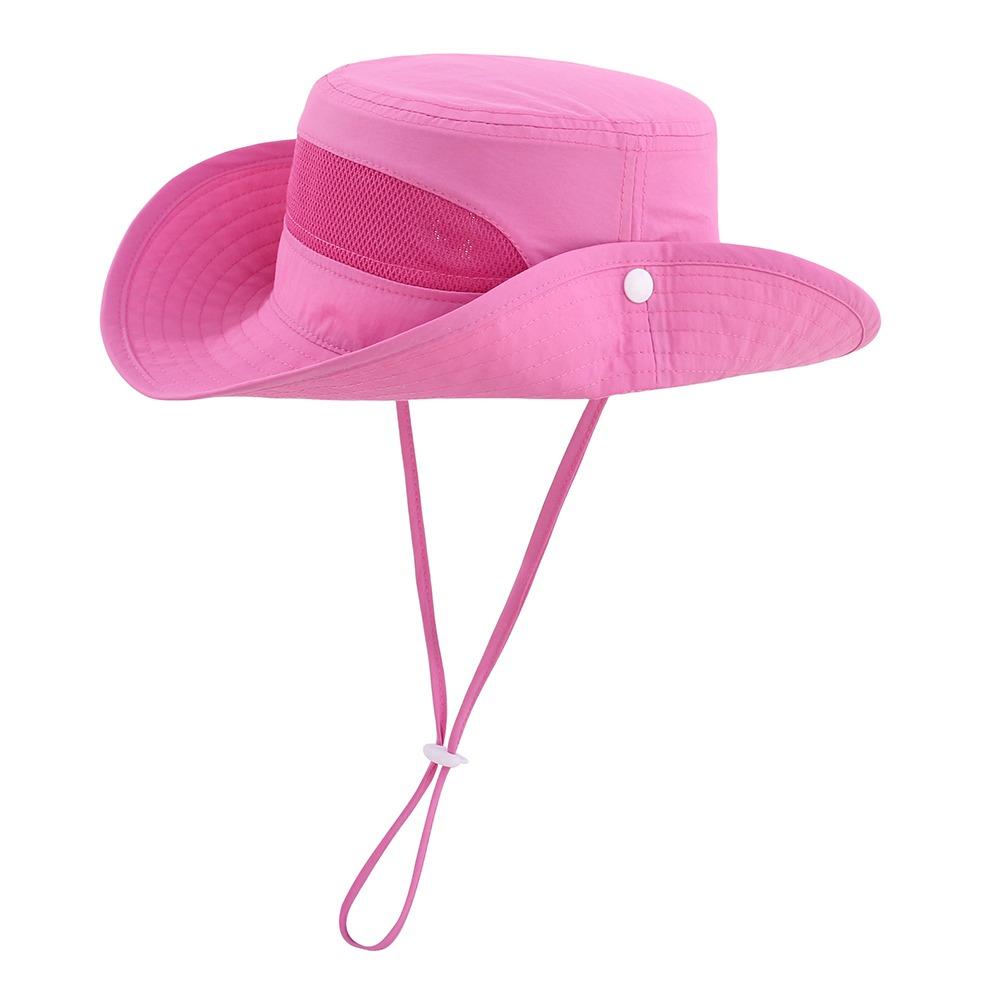 Breathable Children Fisherman Hat Mesh Sun Protection Hat  for Outdoor Activities