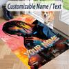 Custom Text Travis Scott Pattern Floor Rug Soft Indoor Carpet Mat Living Room Bedroom