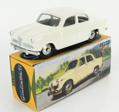 Alfa Romeo Giulietta Miniature Car 1/48 GIULIETTA TI 1960 (White)