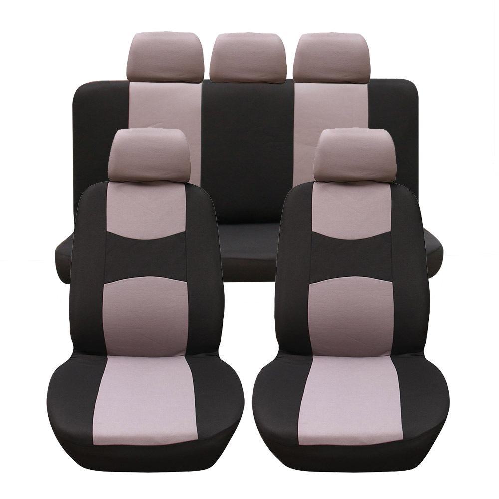 Universal Car Seat Cover Set for All Seasons - 4/9 Piece Set