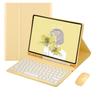 2021 iPad Pro 11 Bluetooth Keyboard Case: Round Keycap, Detachable Magnetic Apple Magic Shell for Air4