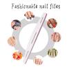 5/10Pcs Banana Nail Files Set 180/240 Grit Sandpaper Sanding Nails Buffer File Professional Supply Manicure Accessories And Tool