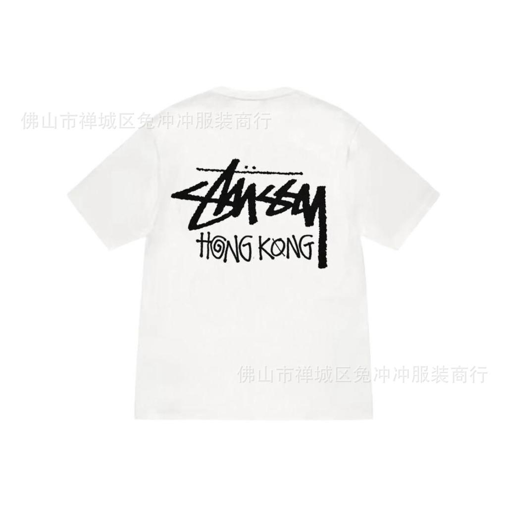 2025 new STU three standards complete spring and summer new tide brand classic cruise printed letters men and women with the same short sleeves