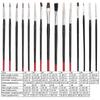 15pcs Art Painting Brushes Set for Gouache Watercolor Acrylic Oil Painting Drawing Brush15pcs Set