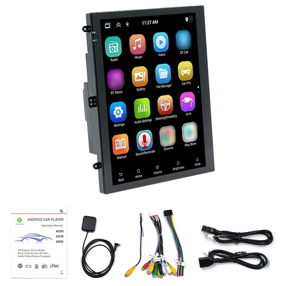 9.7in Wireless BT Carplay Vertical Screen Car Navigation WiFi Real Time Navigation All-in-One