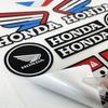 Reflective Stickers Creative Racing N5 Wings Logo Decals for Honda Motorcycle Helmet Fuel Tank Car Computer Suitcase