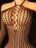 Fhseer Women'S Hollow Out Sexy Lingerie Ripped Design Long Sleeve Bodycon Mini Dress See Through Babydoll For Private Party