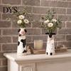 Hand Carved Animal Ornaments Resin Cute Vase, Farmhouse Decorative Flower Holder for Home Unique Housewarming Gift Office Decor, Pig/Cow/Sheep/Chicken