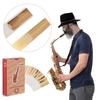 10 Piezas de Cañas para Saxofón con Caja de Almacenamiento Cañas para Saxofón Alto Caña Fuerte para Saxofón Alto Accesorio de Instrumento Musical