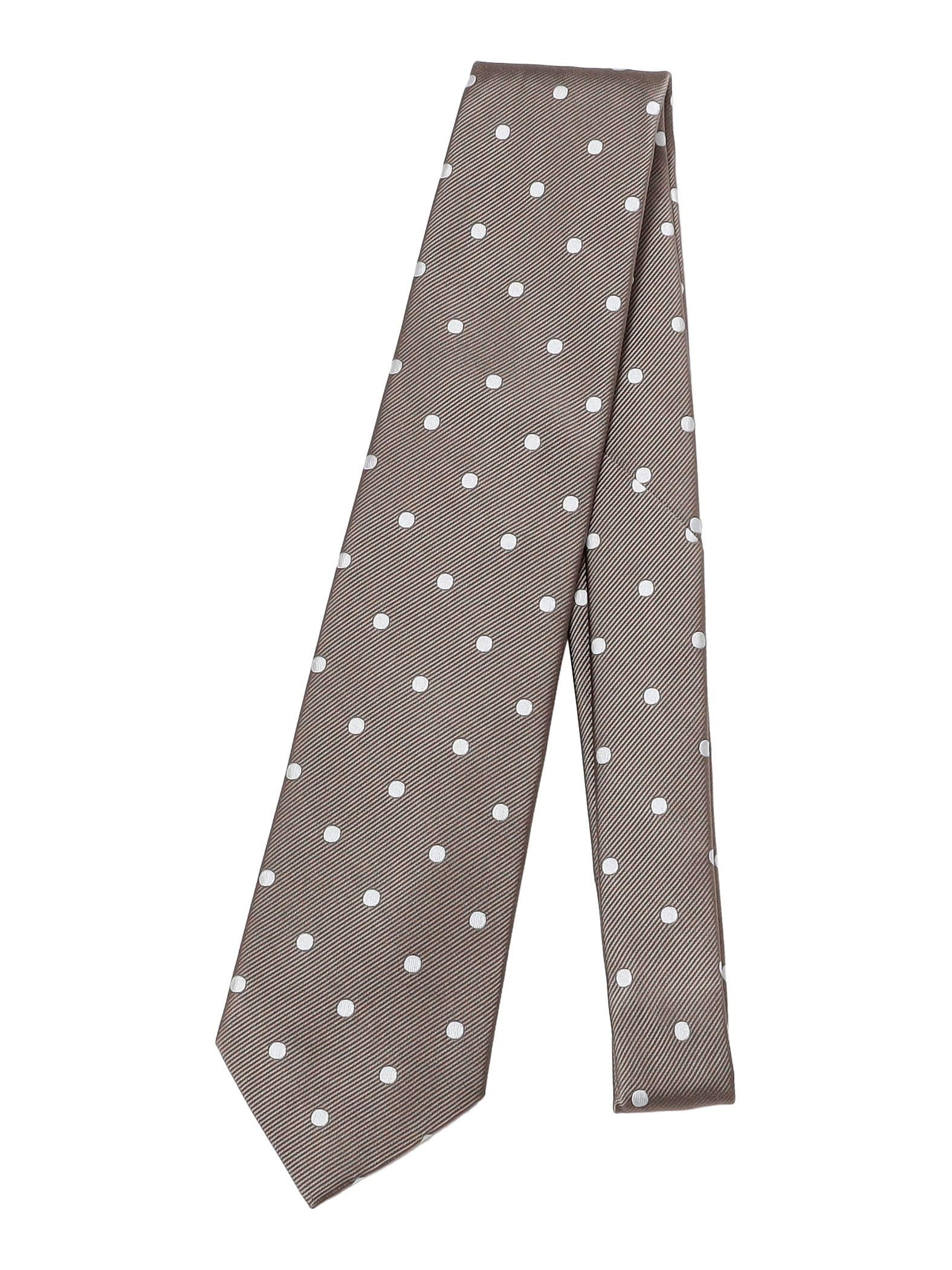 

Ships Silk Dot One Size Men s Necktie, Beige, 118232831,