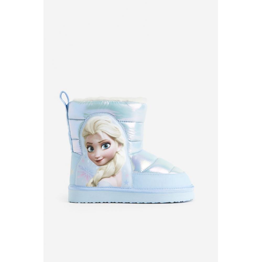 

Утепленные ботинки H&M голубой/Frozen