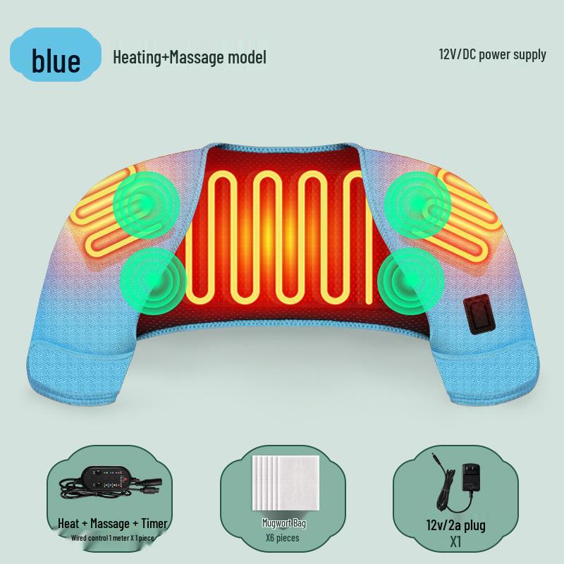Heated Massage Shoulder and Neck Camisole for Men & Women - Warm Compress Therapy for Cold Protection