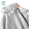 JEANSWEST LIFE Men's Casual Hooded Zipper Sweatshirt
