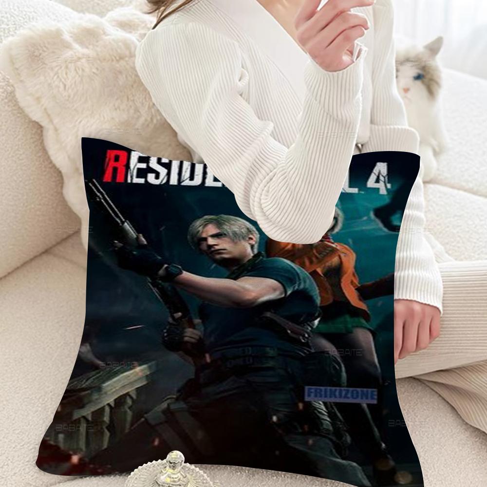 Game R-Resident Leon Kennedy Evil Pillow Gift Home Office Decoration Pillow Bedroom Sofa Car Cushion Coverpillow Case