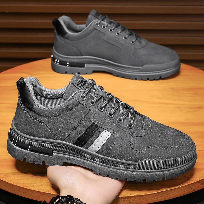 Herrenschuhe Neujahr Neuer Frühling Baustellenarbeit Freizeit Arbeitsschutz Board Schuhe Arbeit Arbeit Rutschfest Abriebfest Schuhe Herren