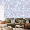 Iridescent glitter wallpaper light gray, blue and azure 50x1000