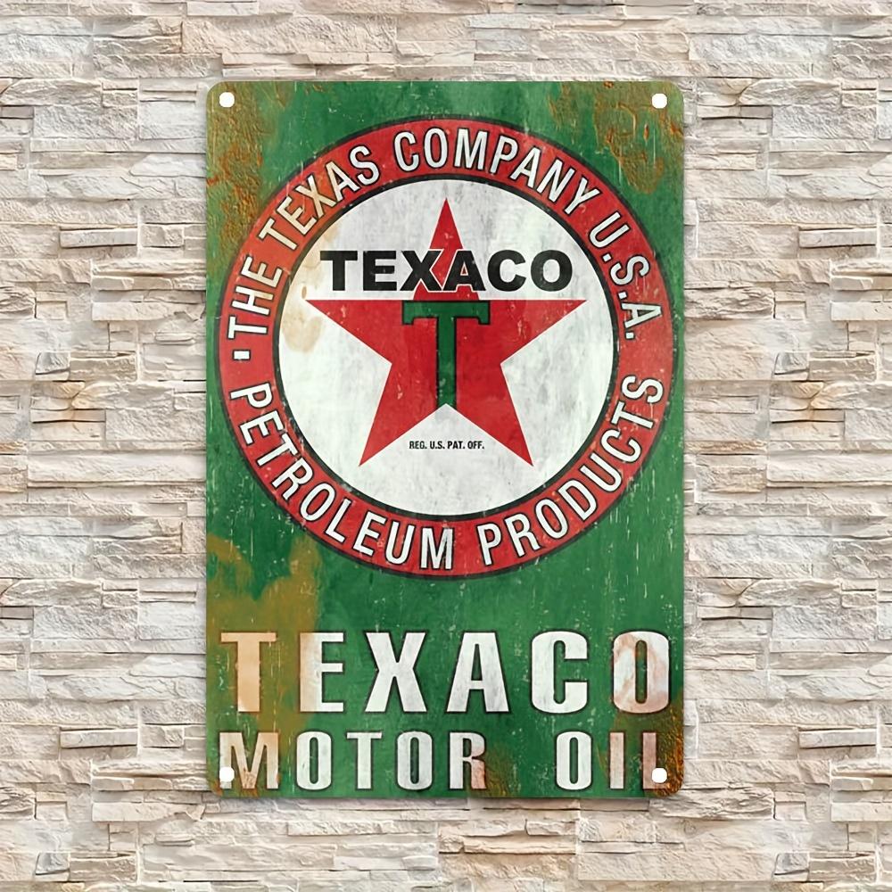 2D Flat, 1pc 2D Flat Frameless Metal Sheet Painting, Vintage Deutz Car Engine Oil Metal Sign - Rectangular Iron Wall Art Decorat