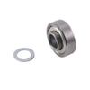 AEE2-75Mmx 24Mm Luggage Suitcase Replacement Wheels , PU Swivel Caster Wheels Bearings Repair Kits, A Set Of 2
