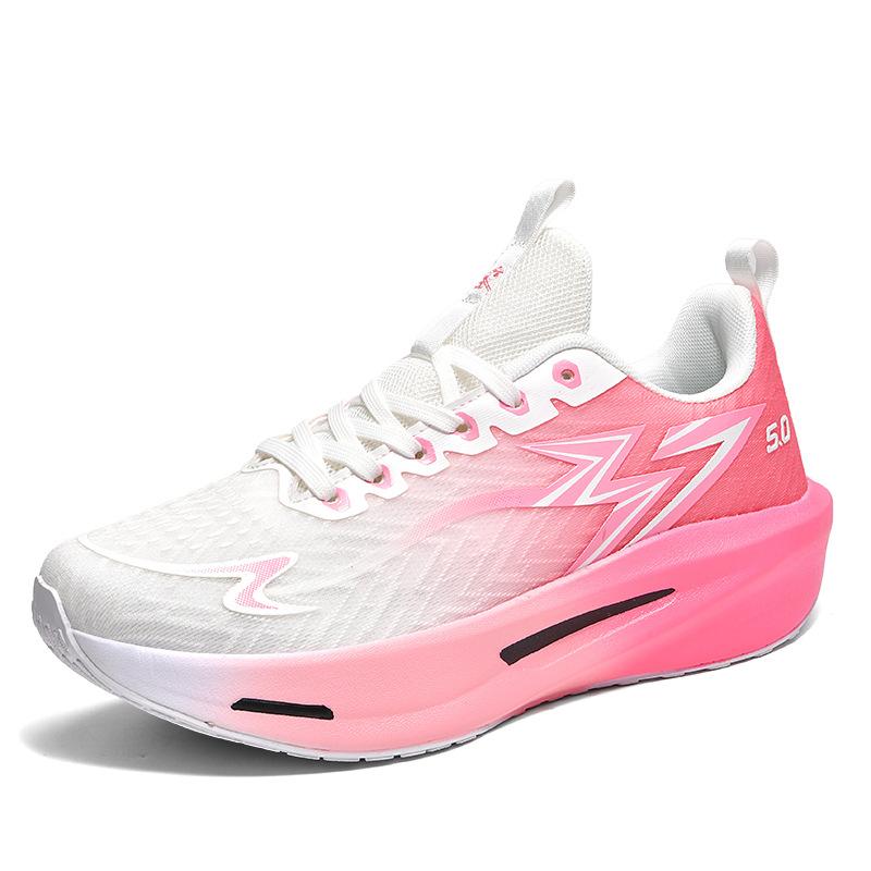 Couple Running Shoes 2025 New Summer Breathable Mesh Running Shoes Shock Absorption Lightweight Soft Sole Comfortable Casual Sports Shoes