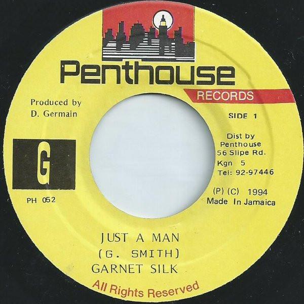

7inch Record GARNETT SILK Just A Man PH052 Penthouse Recor 1994 Jamaica Reggae Ska Dub Used