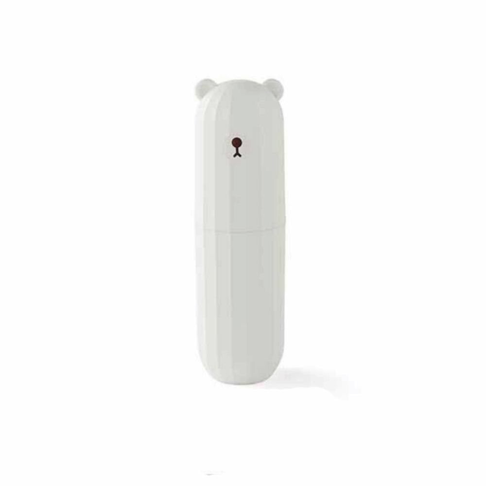 Large Capacity Toothpaste Toothbrush Storage Box Plastic Toothpaste Holder Bathroom белый