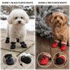 4Pcs Breathable Pet Boots Soft Sole Small Dog Shoes Adjustable Non-Slip Dog Boots  Outdoor Travel
