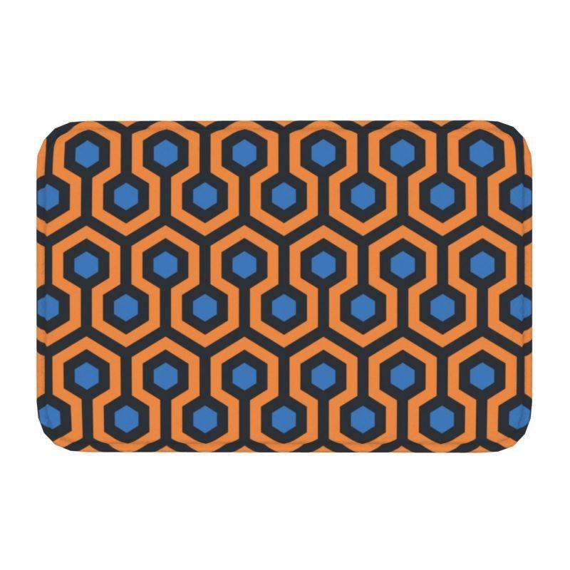 Geometric Pattern Carpet Mat Rubber Backing Rug Geometric Patterns for Modern Home Decoration Floor Mat Door Mat Non-slip Rug