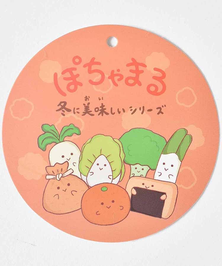 Naito Design Institute Pochamaru Winter Delicious Series Plush Toy S Long Green Onion