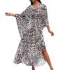 Women's Dress, Colorful Floral Prints, Vacation Loose Robe, Bikini, Sun-protective Smock